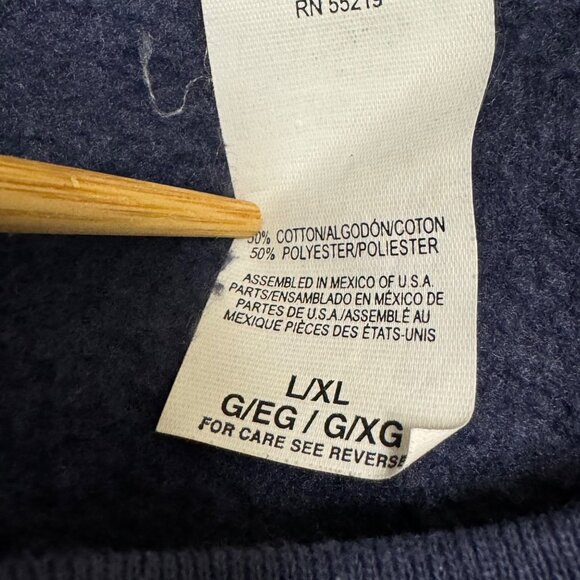 VTG Mickey Unlimited Sweatshirt Adult L/XL Blue Mickey Mouse 90s Disney - Picture 5 of 8